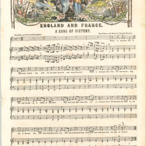 England and France. A Song of Victory.