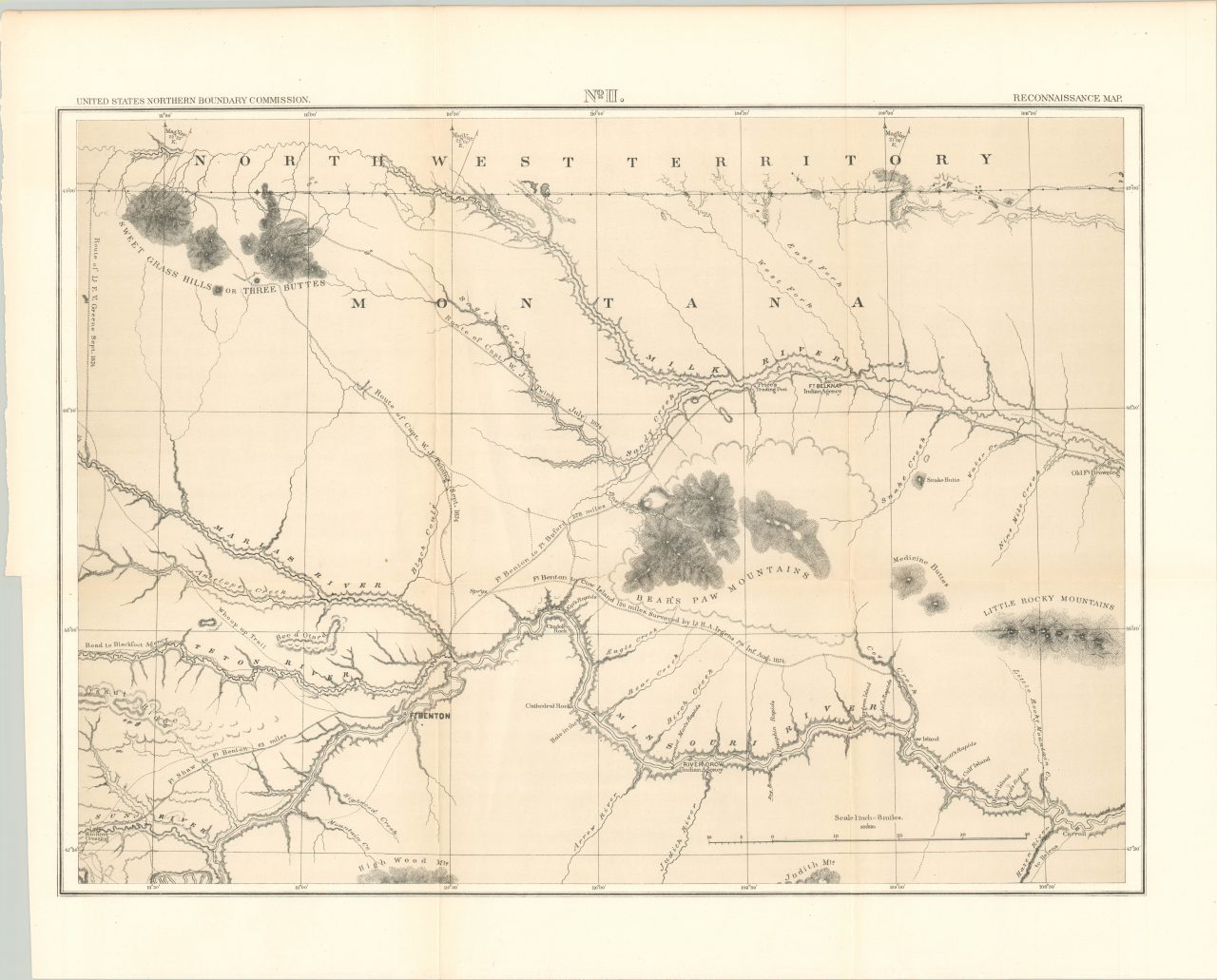 Reconnaissance Maps (Six Sheets and Profile) Showing the general ...