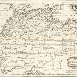 Carta Geografica delle Coste di Barbaria