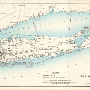 Map of the Long Island Rail Road