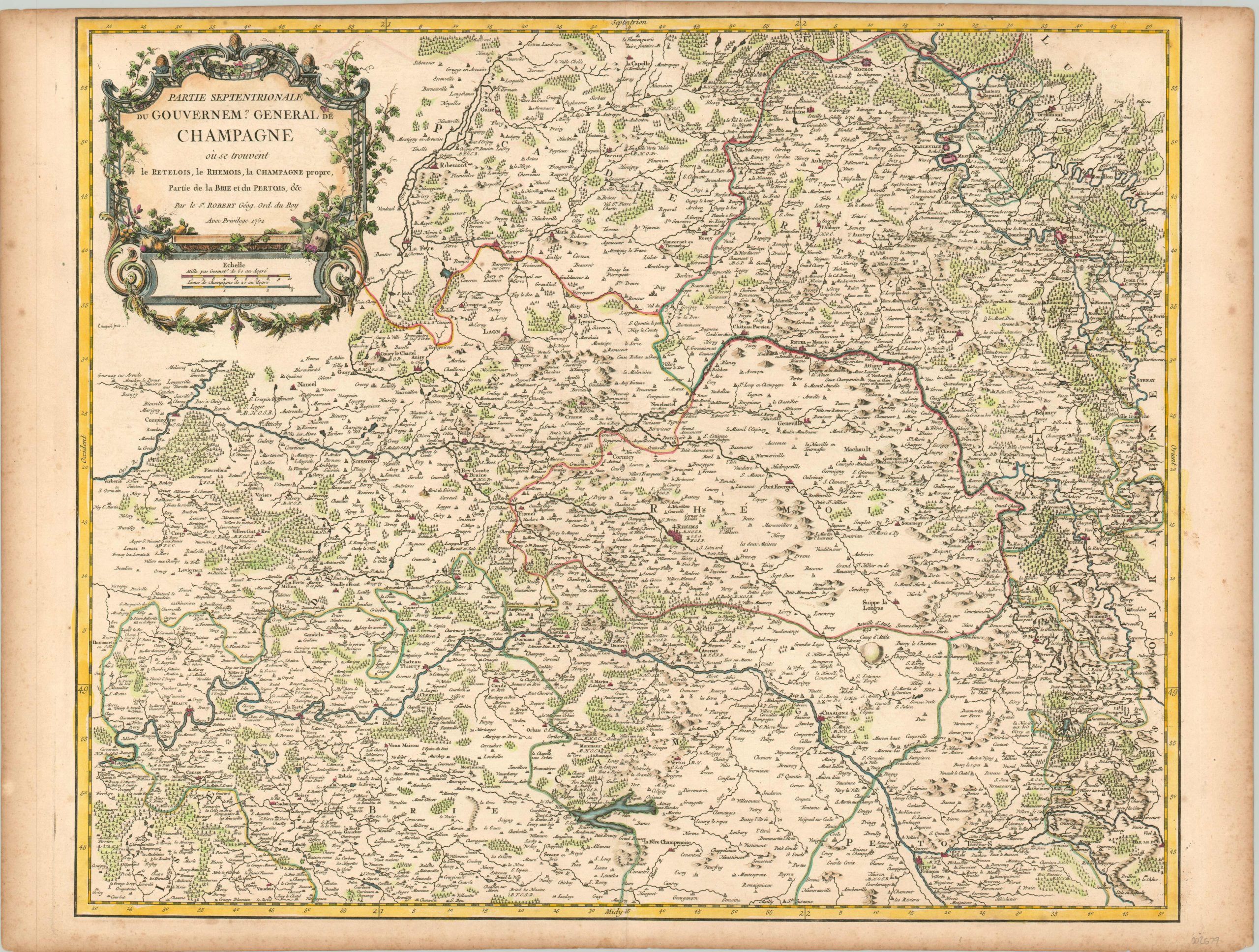 Partie Septentrionale du Gouvernem? General de Champagne