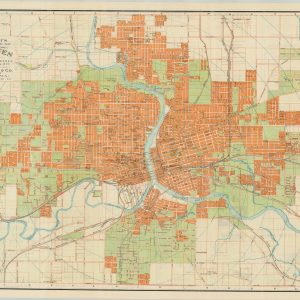 Huebinger's Map of the City of Des Moines