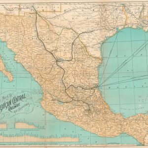Map of the Mexican Central Railway and Connections