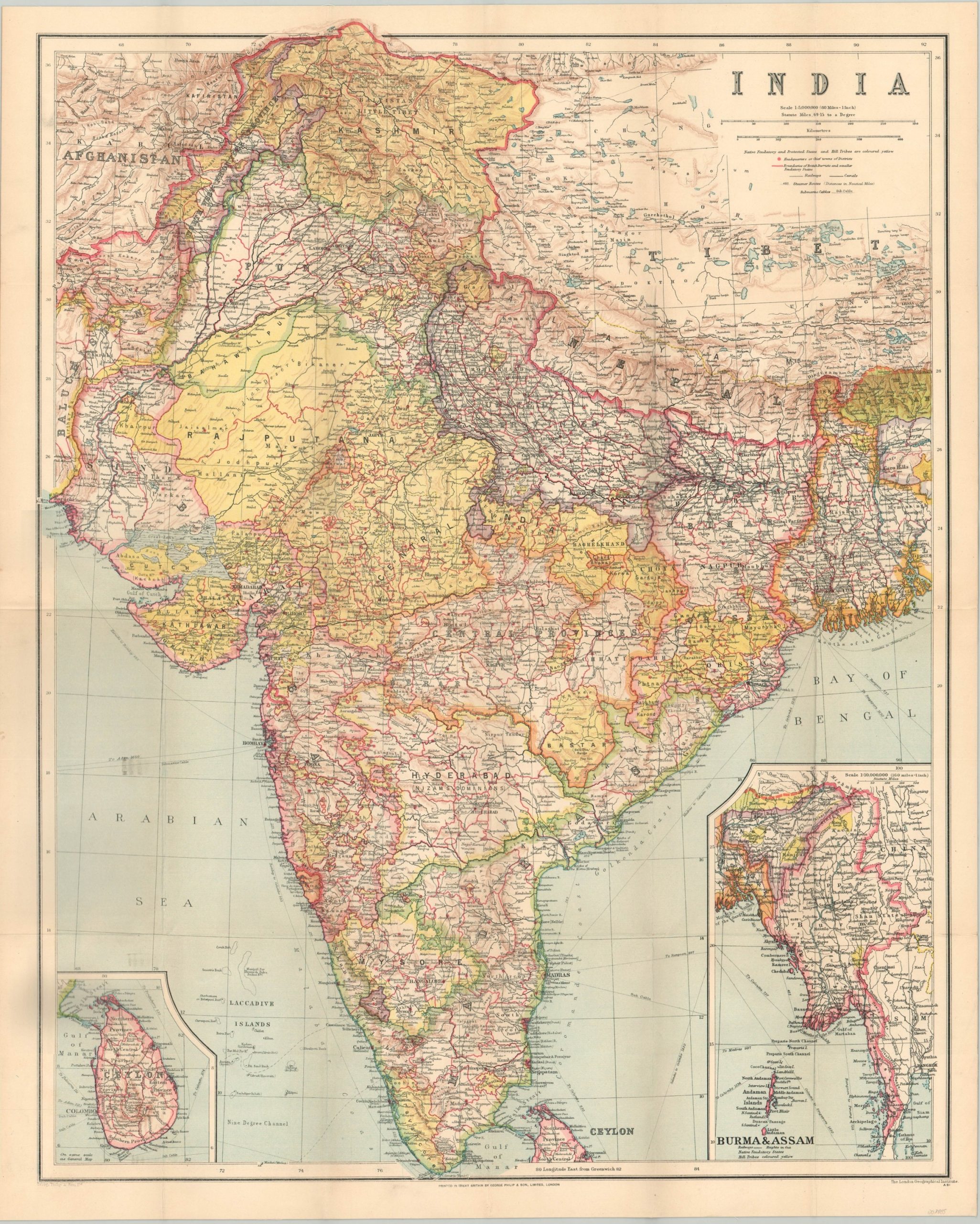 India - Curtis Wright Maps