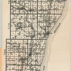 Road Map of Ozaukee County, Wisconsin [Title on Cover]