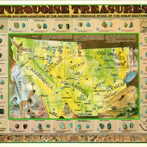 Turquoise Treasures Samples and Mine Locations of the Sacred Semi-Precious Stone of the Great Southwest