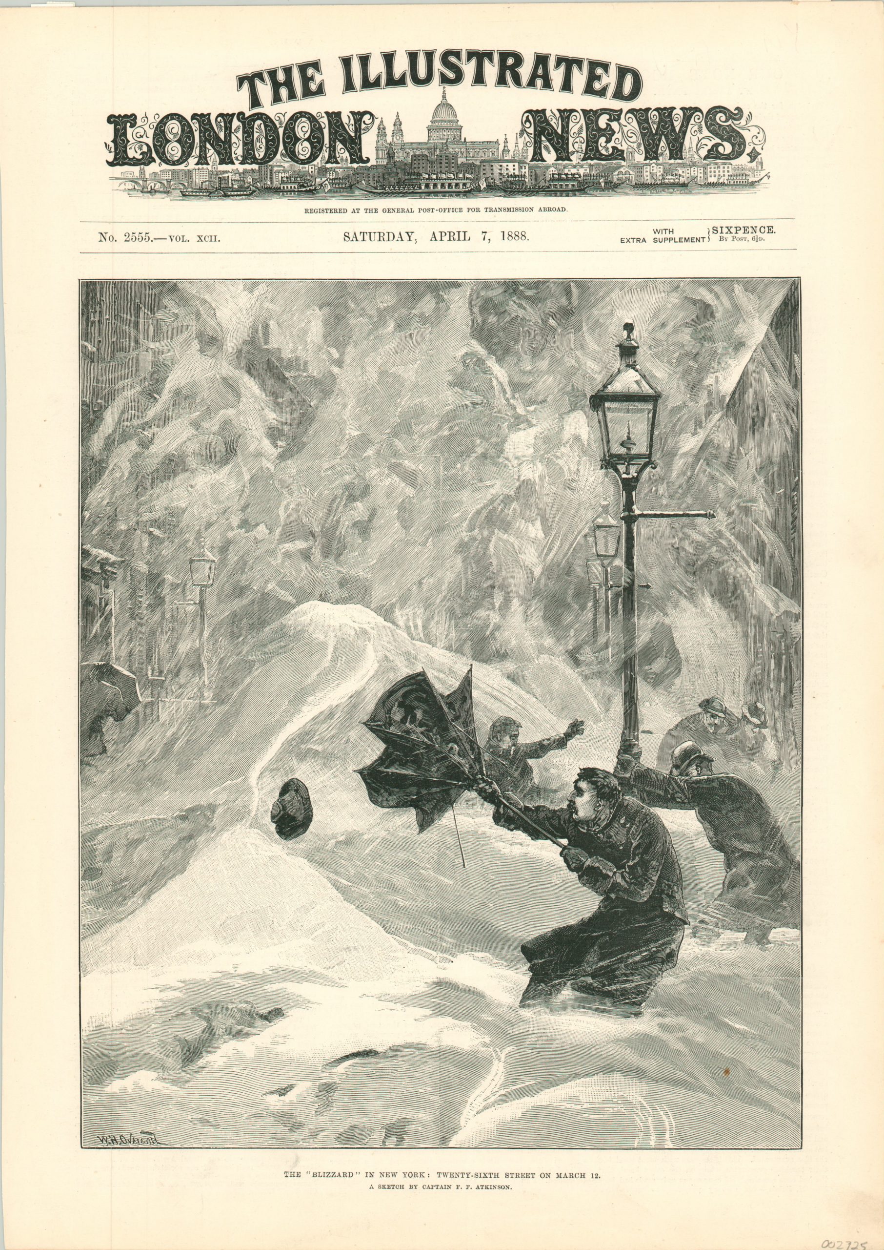 The "Blizzard in New York; Twenty-Sixth Street on March 12