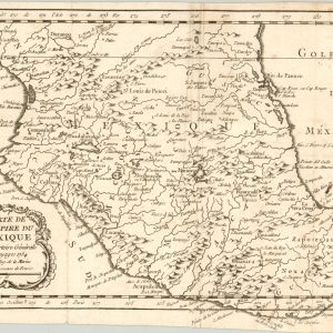 Carte de L'Empire du Mexico.