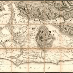 Plan Topographique de la Campagne de Rome