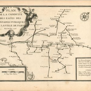 Plan de la Conduite de Eaues des Fontaines Publiques