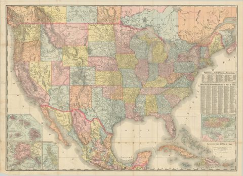 [Map of the United States and Possessions] - Curtis Wright Maps
