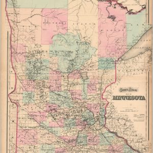 Gray's Atlas Map of Minnesota
