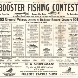 Fuller's 63rd Annual Booster Fishing Contest