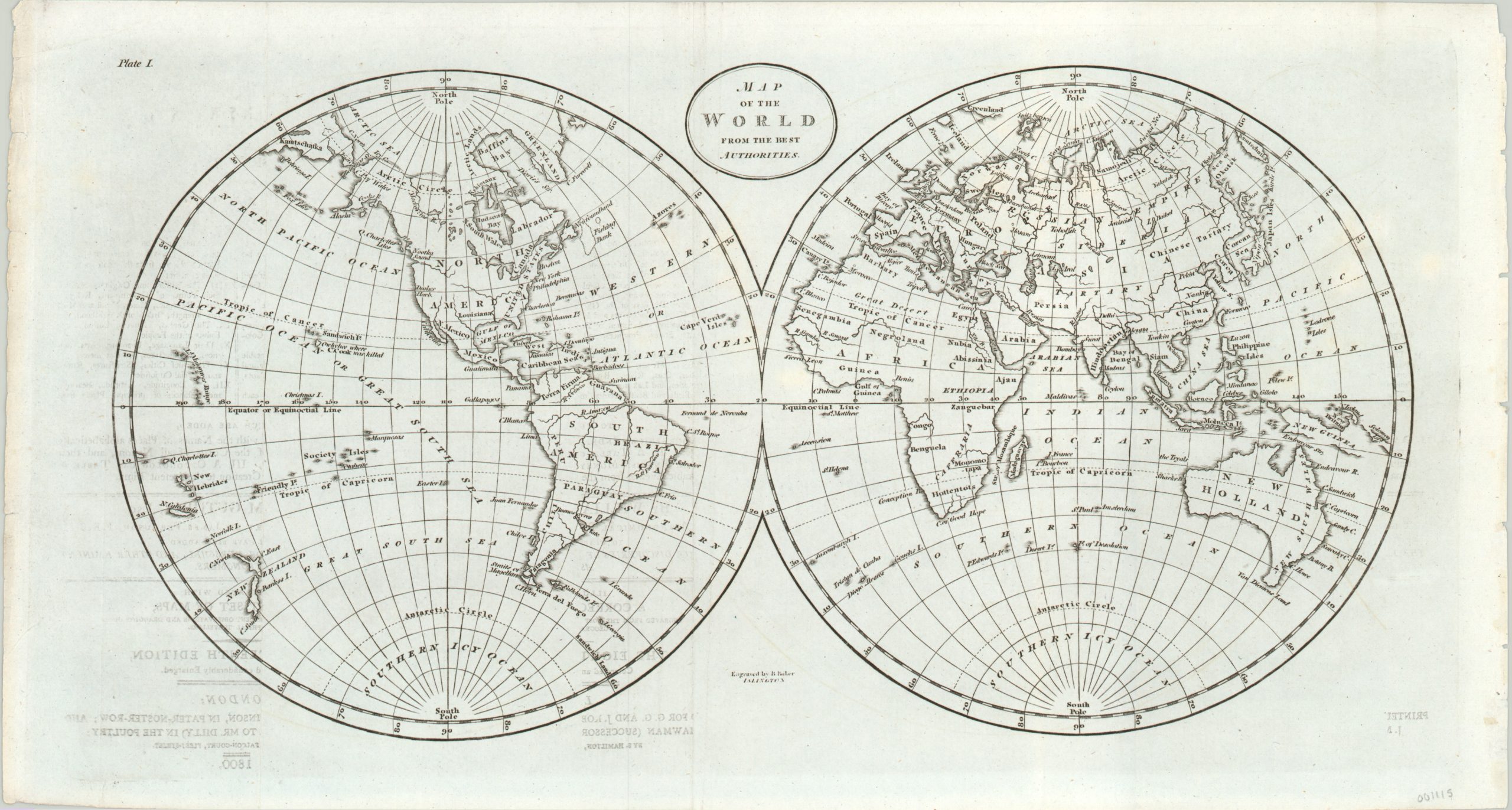 Map of the World from the Best Authorities
