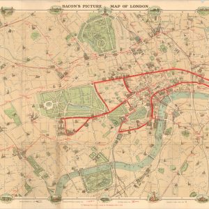 Bacon's Picture Map of London