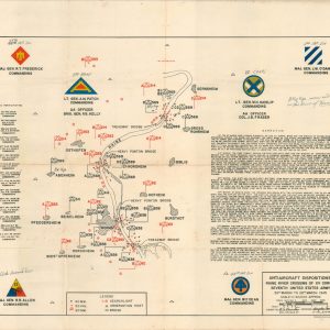 Antiaircraft Dispositions Rhine River Crossing of XV Corps Seventh United States Army 26th March to 28th March 1945