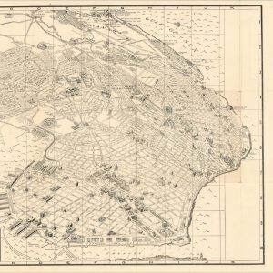 Panoramic and Monumental Map of Havana