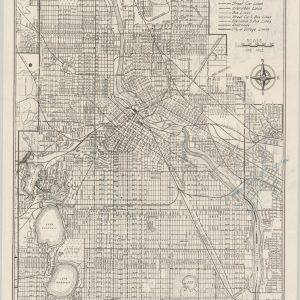 Map of Minneapolis Compliments of Thorpe Bros., Inc.