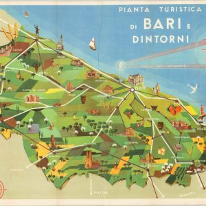 Pianta Turistica di Bari e Dintorni