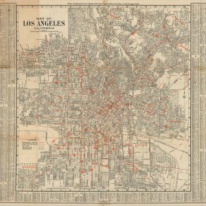Map of Los Angeles California