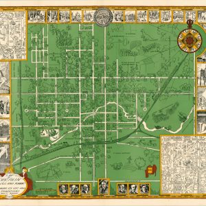 A Map of Oberlin College and Towne Showing Its Life and Traditions