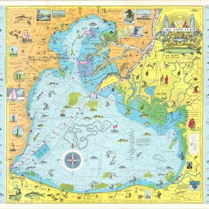 Fishing Chart of Lake Saint Clair