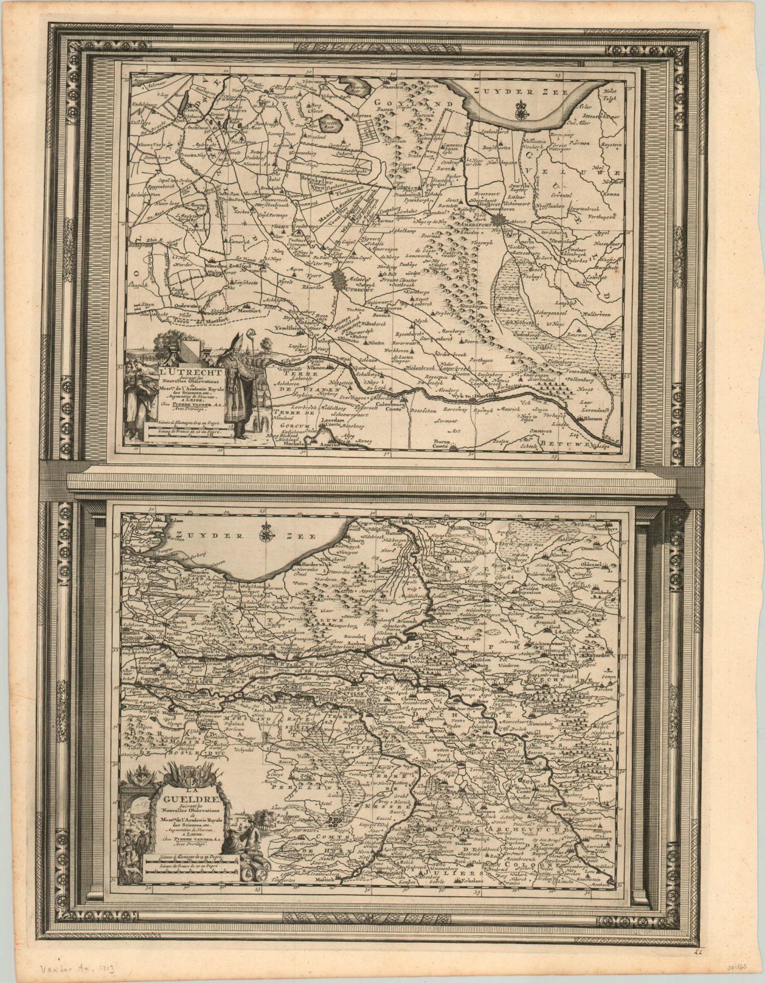 [Five atlas sheets showing Dutch provinces] - Curtis Wright Maps