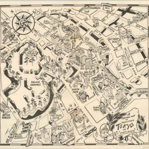 A Cartoon Map of Downtown Tokyo