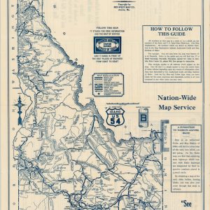 Highway Map & Guide of Idaho