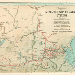 Map of the Suburban Street Railway Systems