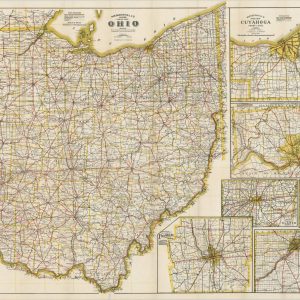Mendenhall's Guide and Road Map of Ohio