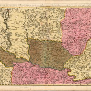Carte Accurate d'Hongrie ou se fait voir le Theatre de la Guerre