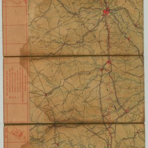 Air Navigation Map Dallas to San Antonio, Texas