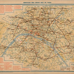 American Red Cross Map of Paris