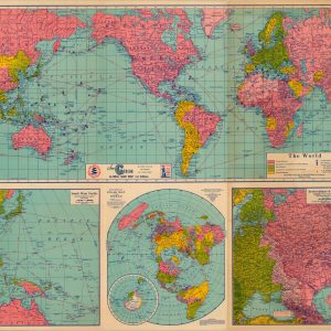 Sam Gerson Global War Map First Edition