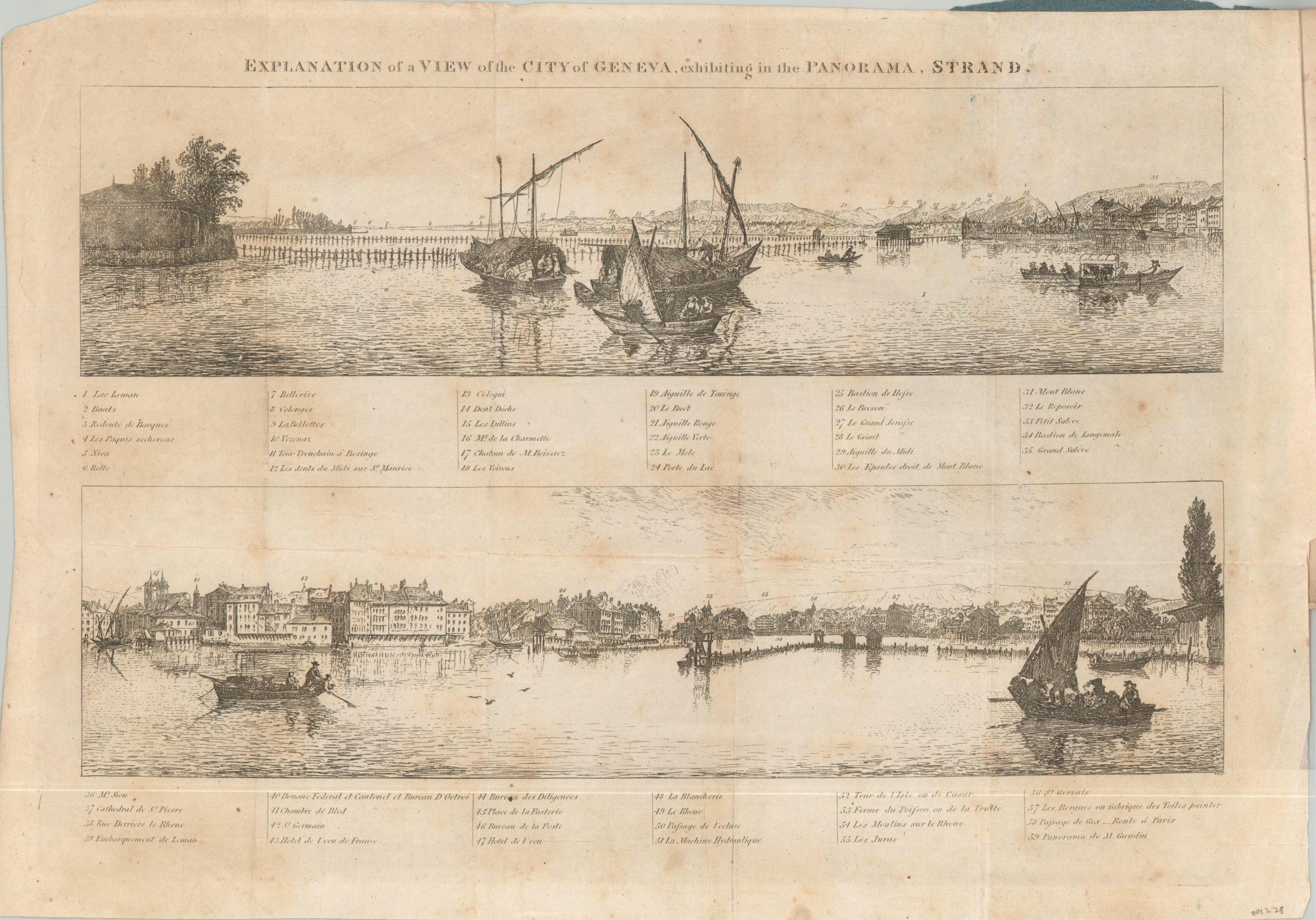 Description of the View of the City and Lake of Geneva