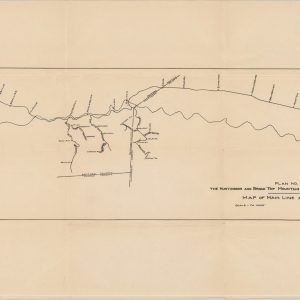 The Huntingdon and Broad Top Mountain Railroad and Coal Company Map of Main Line and Branches