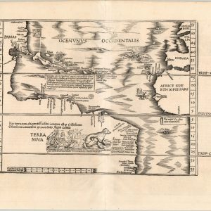 OCEANI OCCIDENTALIS SEV TERRAE NOVAE TABVLA.