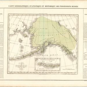 Carte Geographique, Statistique et Historique Des Possessions Russes