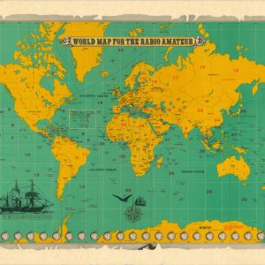 World Map for the Radio Amateur