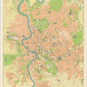 Plan de Rome - Map of Rome