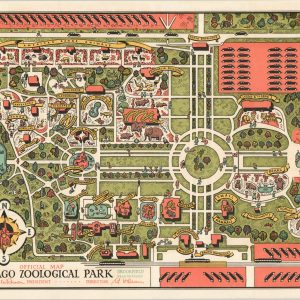 Official Map Chicago Zoological Park