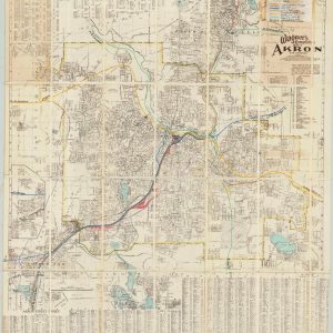 Wagner's Complete Map of Akron and Suburbs