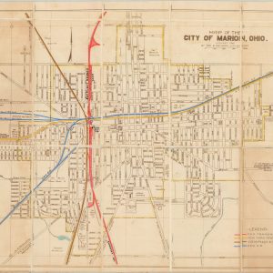Map of the City of Marion, Ohio