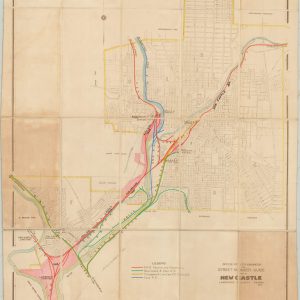 New Street Number Guide Map of New Castle