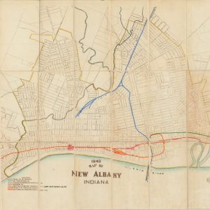 Map of New Albany Indiana