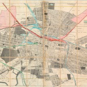 Map of Hagerstown Washington County Maryland