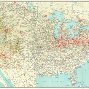 Map of Pennsylvania Railroad and connections