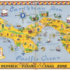 Pictorial Map of the Republic of Panama and the Canal Zone