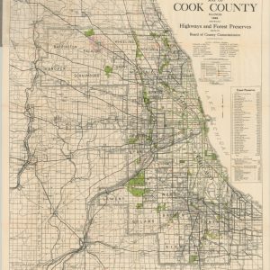 Map of Cook County Illinois